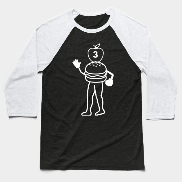 walking food?, black Baseball T-Shirt by Trend 0ver